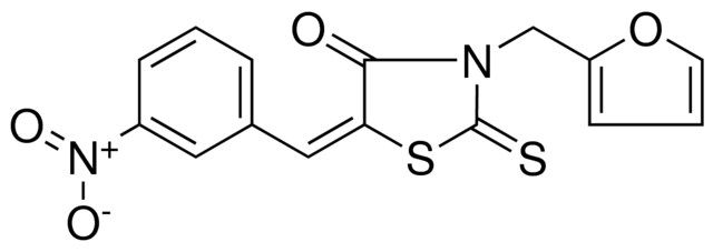 3-FURAN-2-YLMETHYL-5-(3-NITRO-BENZYLIDENE)-2-THIOXO-THIAZOLIDIN-4-ONE