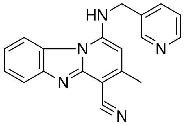 3-ME-1((PYRIDIN-3-YLMETHYL)AMINO)BENZO(4,5)IMIDAZO(1,2-A)PYRIDINE-4-CARBONITRILE