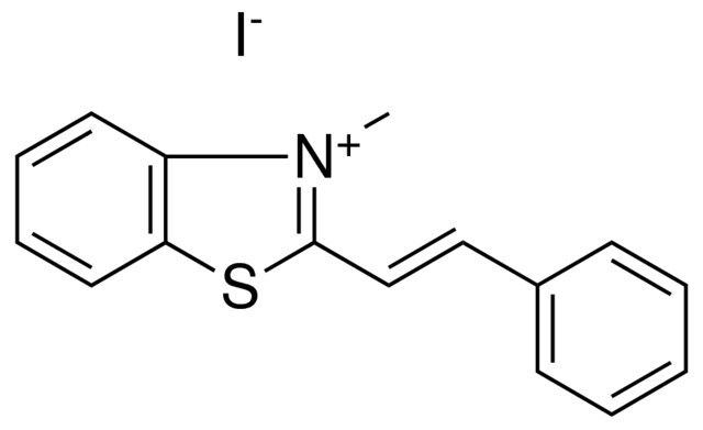 3-METHYL-2-STYRYL-BENZOTHIAZOL-3-IUM, IODIDE