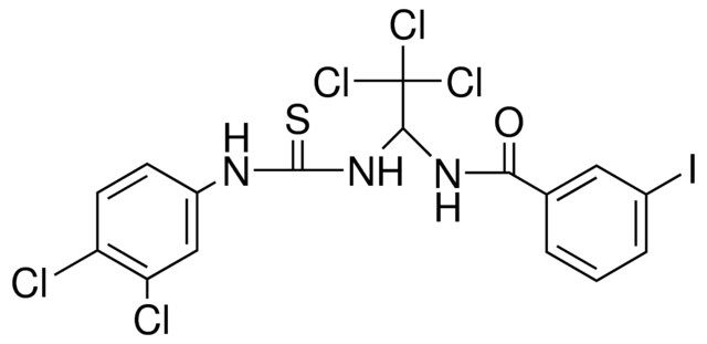 3-I-N-(2,2,2-TRICHLORO-1-(3-(3,4-DICHLORO-PHENYL)-THIOUREIDO)-ETHYL)-BENZAMIDE