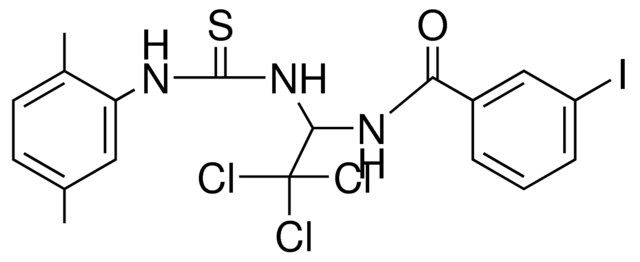 3-I-N-(2,2,2-TRICHLORO-1-(3-(2,5-DIMETHYL-PHENYL)-THIOUREIDO)-ETHYL)-BENZAMIDE