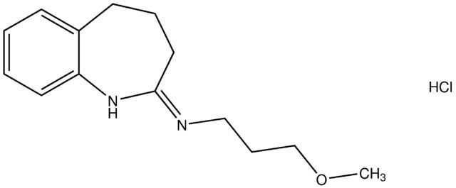 3-methoxy-N-[(2E)-1,3,4,5-tetrahydro-2H-1-benzazepin-2-ylidene]-1-propanamine hydrochloride