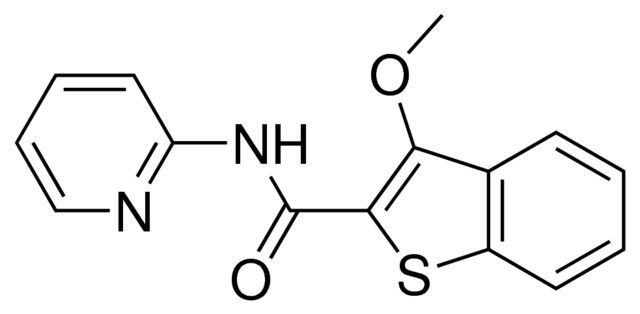 3-METHOXY-N-(2-PYRIDINYL)-1-BENZOTHIOPHENE-2-CARBOXAMIDE