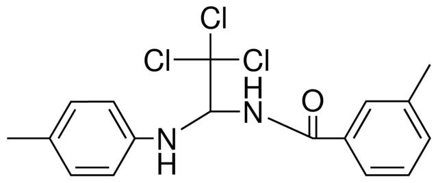 3-METHYL-N-(2,2,2-TRICHLORO-1-P-TOLYLAMINO-ETHYL)-BENZAMIDE