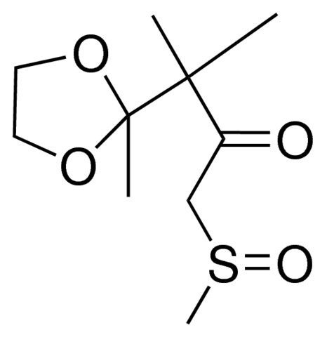 3-METHYL-3-(2-METHYL-1,3-DIOXOLAN-2-YL)-1-(METHYLSULFINYL)-2-BUTANONE