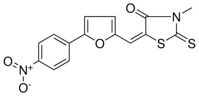 3-METHYL-5-(5-(4-NITRO-PHENYL)-FURAN-2-YLMETHYLENE)-2-THIOXO-THIAZOLIDIN-4-ONE