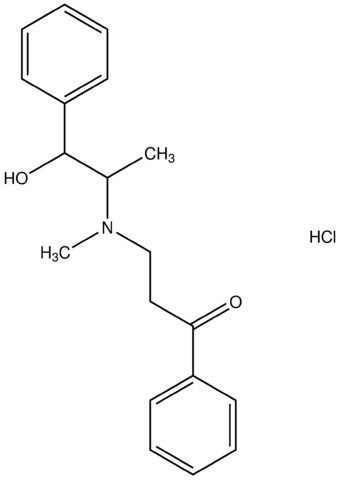 3-[(2-hydroxy-1-methyl-2-phenylethyl)(methyl)amino]-1-phenyl-1-propanone hydrochloride