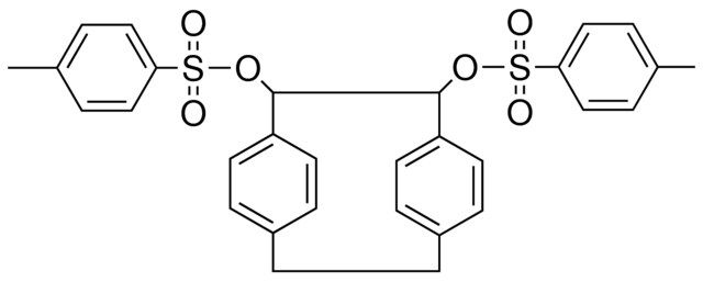 3-{[(4-METHYLPHENYL)SULFONYL]OXY}TRICYCLO[8.2.2.2(4,7)]HEXADECA-1(12),4,6,10,13,15-HEXAEN-2-YL 4-METHYLBENZENESULFONATE