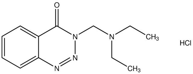 3-[(diethylamino)methyl]-1,2,3-benzotriazin-4(3H)-one hydrochloride