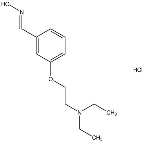 3-[2-(diethylamino)ethoxy]benzaldehyde oxime hydrochloride