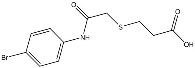 3-({2-[(4-Bromophenyl)amino]-2-oxoethyl}thio)propanoic acid