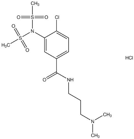 3-[bis(methylsulfonyl)amino]-4-chloro-N-[3-(dimethylamino)propyl]benzamide hydrochloride