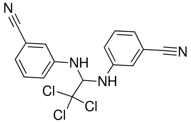 3-{[2,2,2-trichloro-1-(3-cyanoanilino)ethyl]amino}benzonitrile