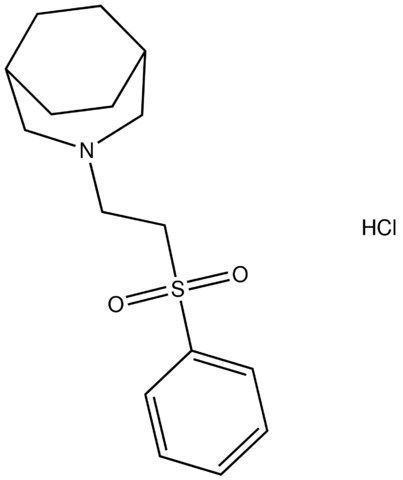 3-[2-(phenylsulfonyl)ethyl]-3-azabicyclo[3.2.2]nonane hydrochloride