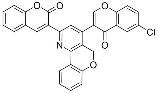 3-[4-(6-CHLORO-4-OXO-4H-CHROMEN-3-YL)-5H-CHROMENO[4,3-B]PYRIDIN-2-YL]-2H-CHROMEN-2-ONE