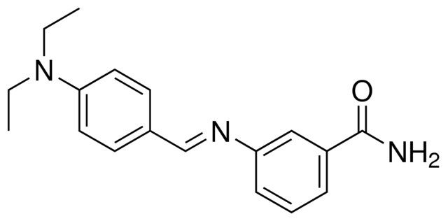 3-((4-DIETHYLAMINO-BENZYLIDENE)-AMINO)-BENZAMIDE