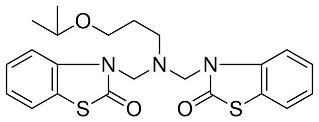 3-({(3-ISOPROPOXYPROPYL)[(2-OXO-1,3-BENZOTHIAZOL-3(2H)-YL)METHYL]AMINO}METHYL)-1,3-BENZOTHIAZOL-2(3H)-ONE