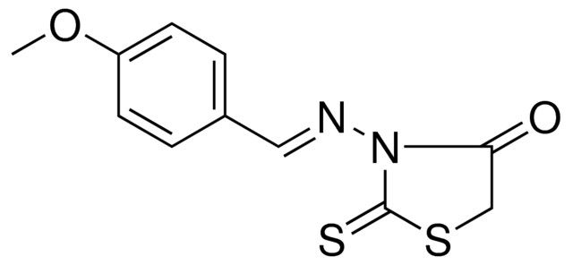 3-((4-METHOXY-BENZYLIDENE)-AMINO)-2-THIOXO-THIAZOLIDIN-4-ONE