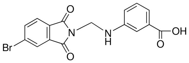 3-((5-BROMO-1,3-DIOXO-1,3-DIHYDRO-ISOINDOL-2-YLMETHYL)-AMINO)-BENZOIC ACID