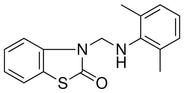 3-((2,6-DIMETHYL-PHENYLAMINO)-METHYL)-3H-BENZOTHIAZOL-2-ONE