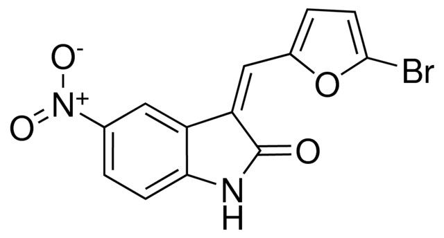 3-((5-BROMO-2-FURYL)METHYLENE)-5-NITRO-1,3-DIHYDRO-2H-INDOL-2-ONE