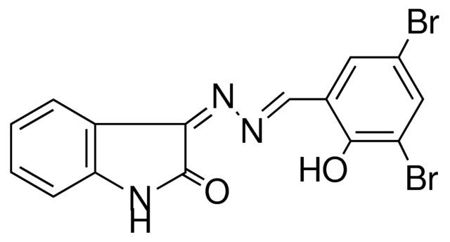 3-((3,5-DIBROMO-2-HYDROXY-BENZYLIDENE)-HYDRAZONO)-1,3-DIHYDRO-INDOL-2-ONE