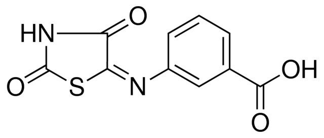 3-((2,4-DIOXO-1,3-THIAZOLIDIN-5-YLIDENE)AMINO)BENZOIC ACID