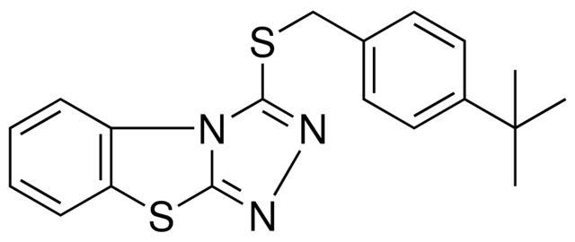 3-((4-TERT-BUTYLBENZYL)THIO)(1,2,4)TRIAZOLO(3,4-B)(1,3)BENZOTHIAZOLE