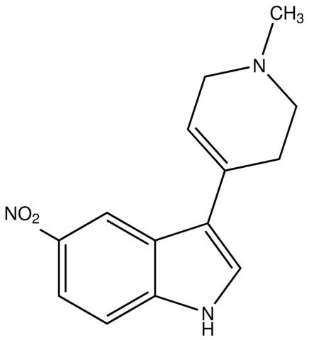 3-(1-Methyl-1,2,3,6-tetrahydropyridin-4-yl)-5-nitro-1<i>H</i>-indole