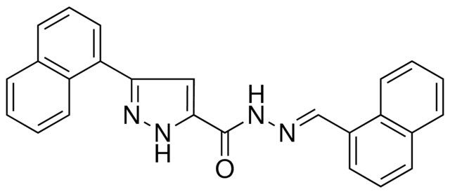 3-(1-NAPHTHYL)-N'-[(E)-1-NAPHTHYLMETHYLIDENE]-1H-PYRAZOLE-5-CARBOHYDRAZIDE