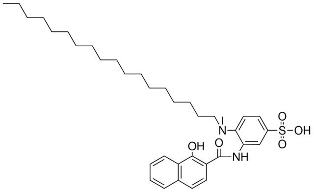 3-(1-HYDROXY-2-NAPHTHAMIDO)-4-(N-METHYL-N-OCTADECYLAMINO)BENZENESULFONIC ACID