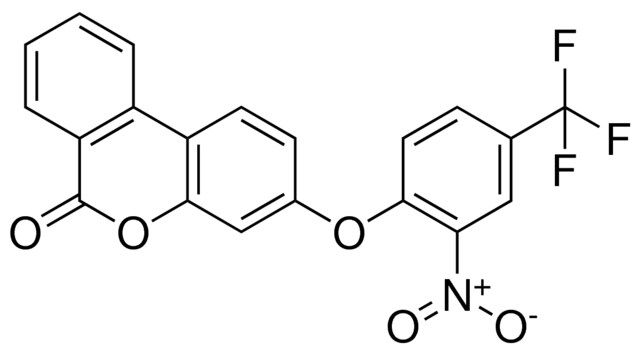 3-(2-NITRO-4-TRIFLUOROMETHYL-PHENOXY)-BENZO(C)CHROMEN-6-ONE