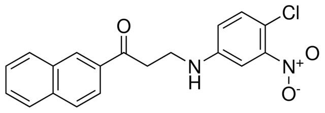 3-(4-CHLORO-3-NITROANILINO)-1-(2-NAPHTHYL)-1-PROPANONE