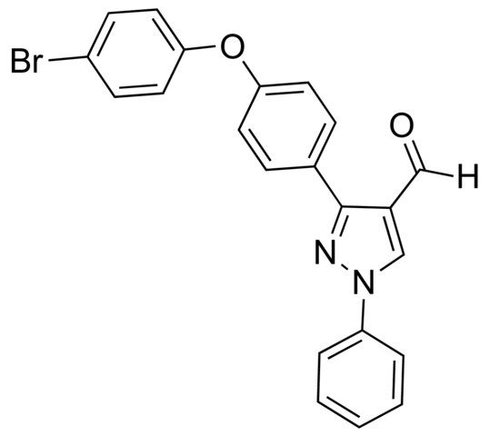 3-(4-(4-Bromophenoxy)phenyl)-1-phenyl-1<i>H</i>-pyrazole-4-carbaldehyde