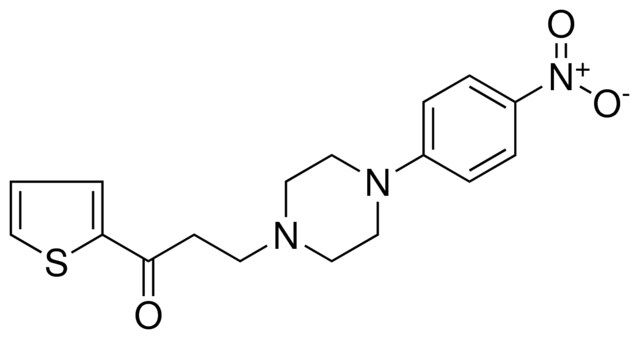 3-(4-(4-NITROPHENYL)-1-PIPERAZINYL)-1-(2-THIENYL)-1-PROPANONE