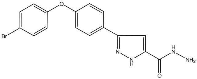 3-(4-(4-Bromophenoxy)phenyl)-1<i>H</i>-pyrazole-5-carbohydrazide