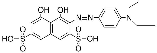 3-(4-(DIETHYLAMINO)PHENYLAZO)-4,5-DIHYDROXY-2,7-NAPHTHALENDI-SO3NA