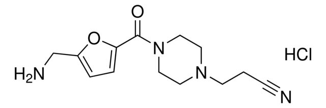 3-(4-(5-(Aminomethyl)furan-2-carbonyl)piperazin-1-yl)propanenitrile hydrochloride