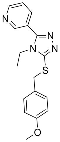 3-(4-ETHYL-5-((4-METHOXYBENZYL)THIO)-4H-1,2,4-TRIAZOL-3-YL)PYRIDINE