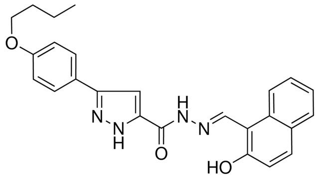 3-(4-BUTOXYPHENYL)-N'-((2-HO-1-NAPHTHYL)METHYLENE)-1H-PYRAZOLE-5-CARBOHYDRAZIDE