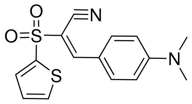 3-(4-(DIMETHYLAMINO)PHENYL)-2-(2-THIENYLSULFONYL)-2-PROPENENITRILE