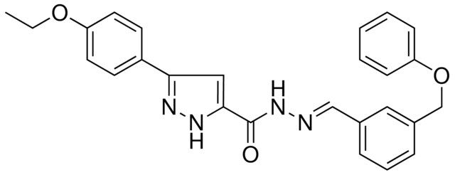 3-(4-ETHOXYPHENYL)-N'-{(E)-[3-(PHENOXYMETHYL)PHENYL]METHYLIDENE}-1H-PYRAZOLE-5-CARBOHYDRAZIDE