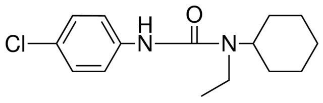 3-(4-CHLORO-PHENYL)-1-CYCLOHEXYL-1-ETHYL-UREA