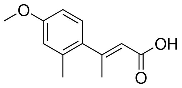 3-(4-METHOXY-2-METHYLPHENYL)-2-BUTENOIC ACID