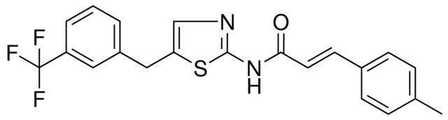 3-(4-METHYLPHENYL)-N-(5-(3-(TRIFLUOROMETHYL)BENZYL)-1,3-THIAZOL-2-YL)ACRYLAMIDE