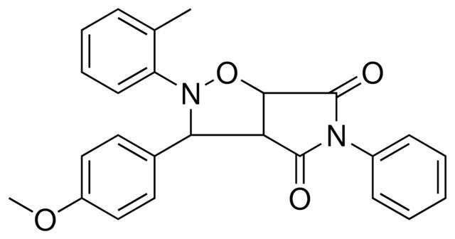 3-(4-MEO-PHENYL)-5-PHENYL-2-O-TOLYL-TETRAHYDRO-PYRROLO(3,4-D)ISOXAZOLE-4,6-DIONE