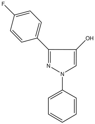 3-(4-Fluorophenyl)-1-phenyl-1<i>H</i>-pyrazol-4-ol