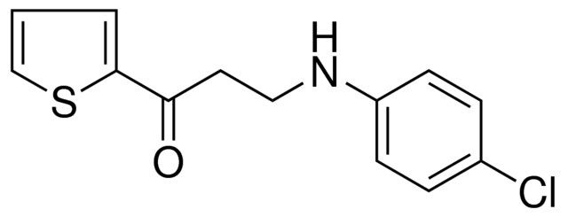 3-(4-CHLOROANILINO)-1-(2-THIENYL)-1-PROPANONE