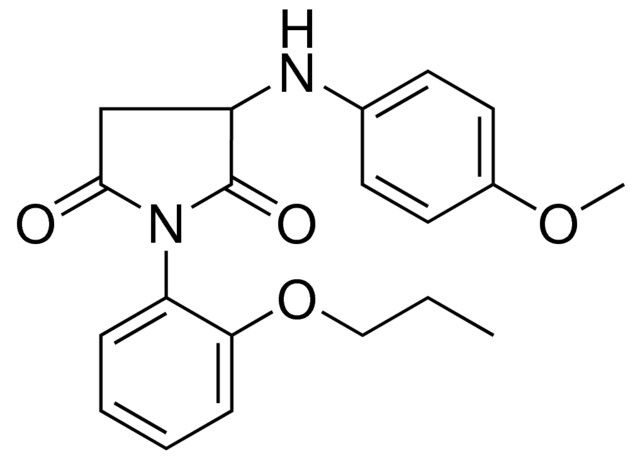 3-(4-METHOXY-PHENYLAMINO)-1-(2-PROPOXY-PHENYL)-PYRROLIDINE-2,5-DIONE