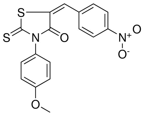 3-(4-METHOXY-PHENYL)-5-(4-NITRO-BENZYLIDENE)-2-THIOXO-THIAZOLIDIN-4-ONE